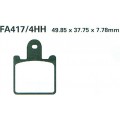 EBC Brakes Double-H Sintered Superbike Brake Pads Front - FA417/4HH EBC Brakes Double-H Sintered Superbike Brake Pads Front - FA417/4HH